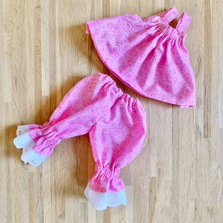 Pink Pantaloons and Top Set