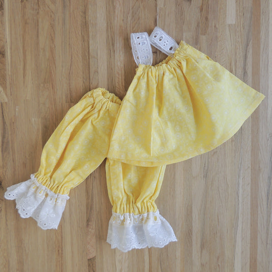 Butter Yellow Bloomers Set